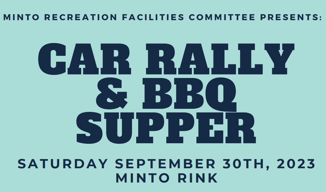 Minto Car Rally 'n Meal this Saturday all invited! DiscoverWestman